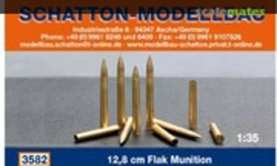 1:35 12,8cm Flak Munition (Schatton Modellbau 3582)