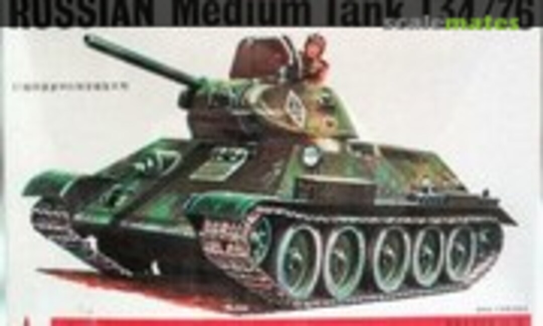 1:48 Medium Tank T34/76 (Fuman E6)