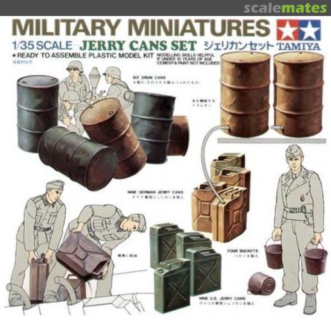 Boxart Jerry Can Set 35026 Tamiya