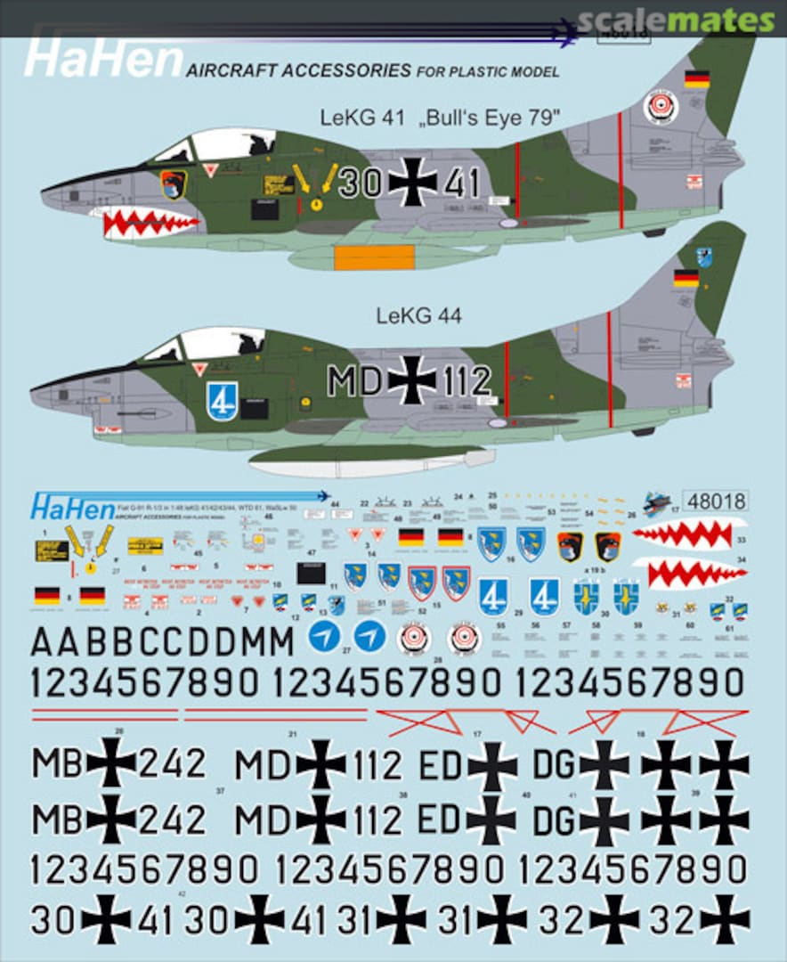 Boxart Fiat G-91 R-1/3 48018 HaHen