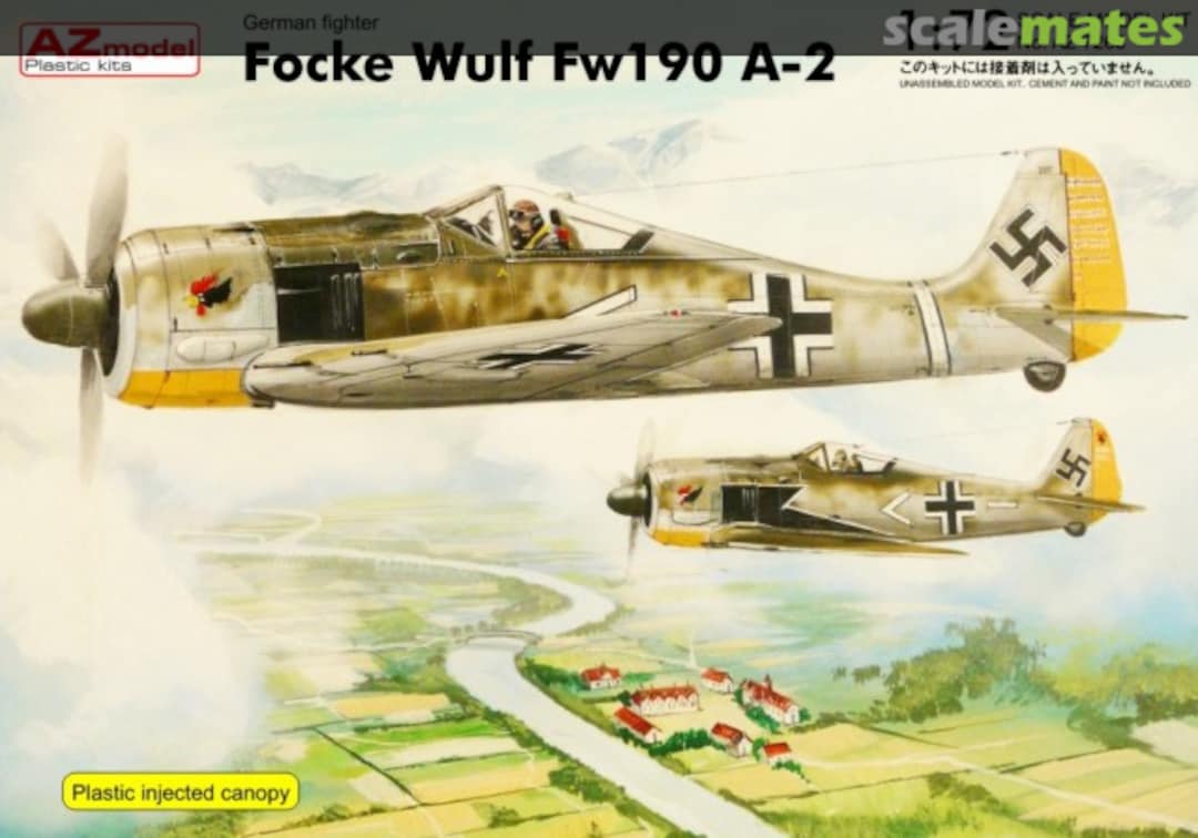 Boxart Focke Wulf Fw190 A-2 AZ7268 AZmodel