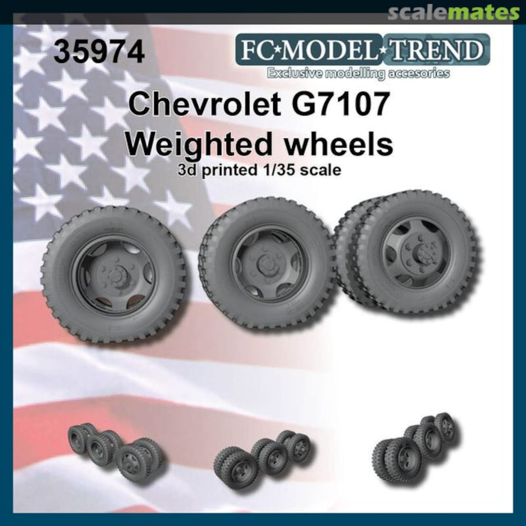 Boxart Chevrolet G7107, weighted wheels 35974 FC Model Trend