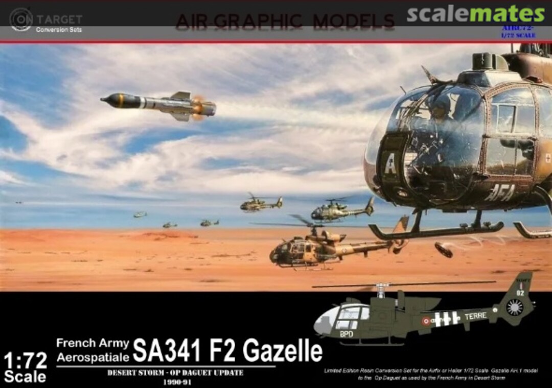 Boxart SA 341 F2 Gazelle CS-29 Air-Graphic Models