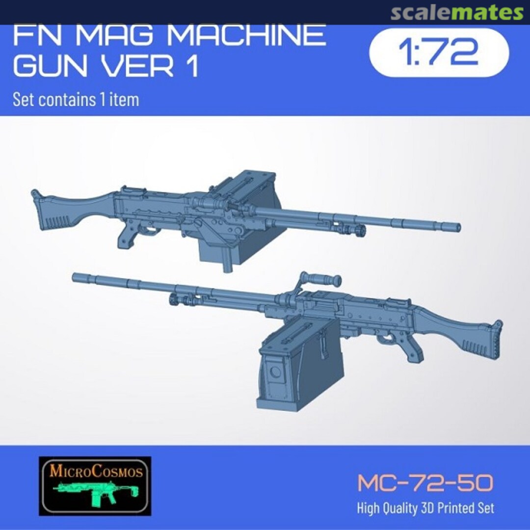 Boxart FN MAG Machine Gun VER 1 MC-72-50 3D MicroCosmos