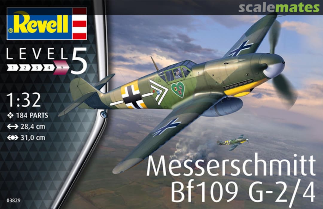 Boxart Messerschmitt Bf 109 G-2/4 03829 Revell