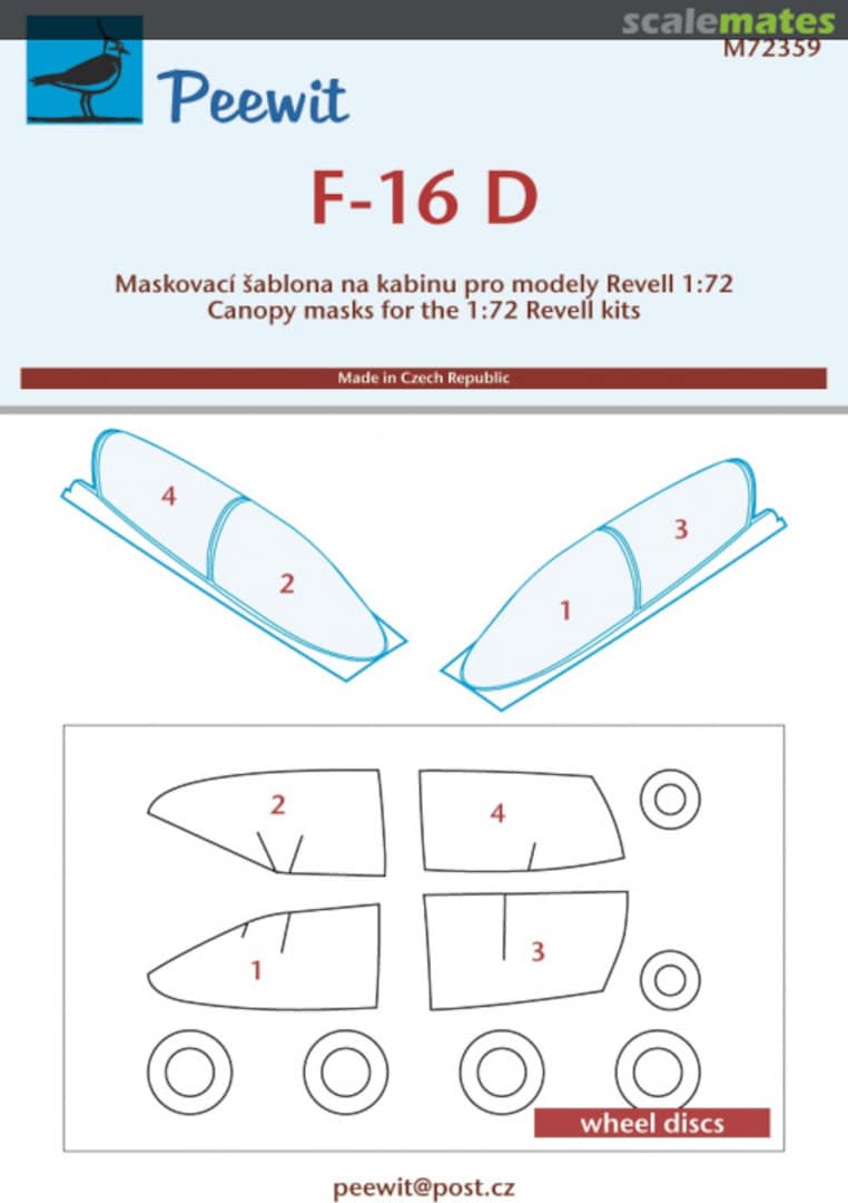 Boxart F-16 D M72359 Peewit