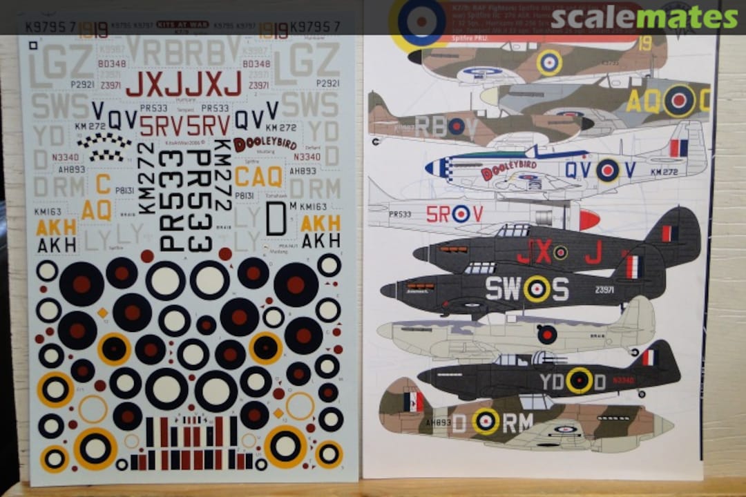 Boxart RAF Fighters K7/9 Kits at War