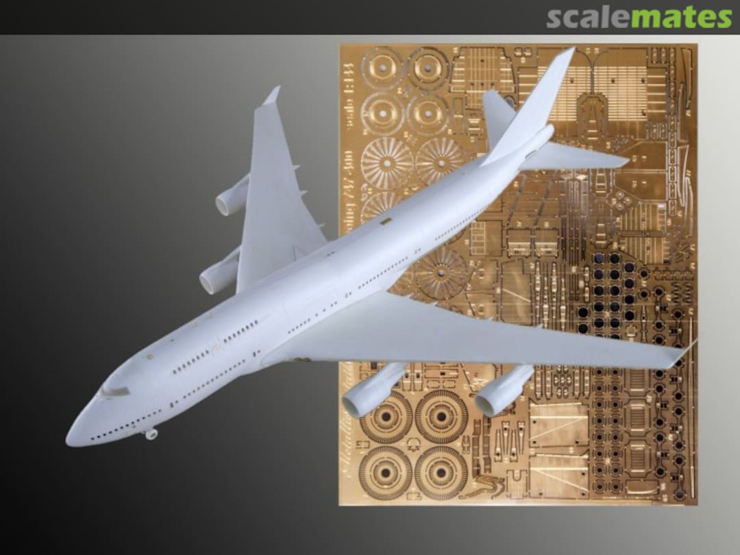 Boxart Boeing 747-400 Photoetch Set MD14416 Metallic Details