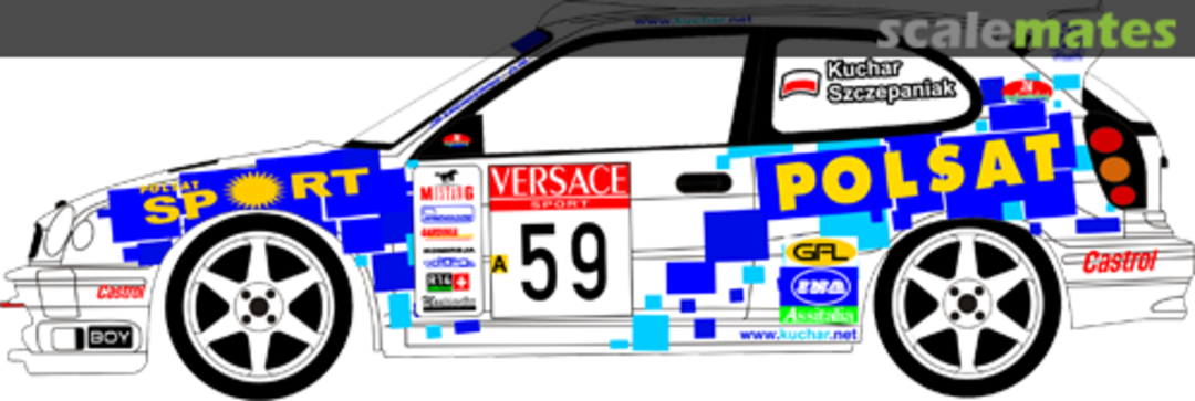 Boxart Toyota Corolla WRC (K-AM 5030) "POLSAT" 24075 MF-Zone