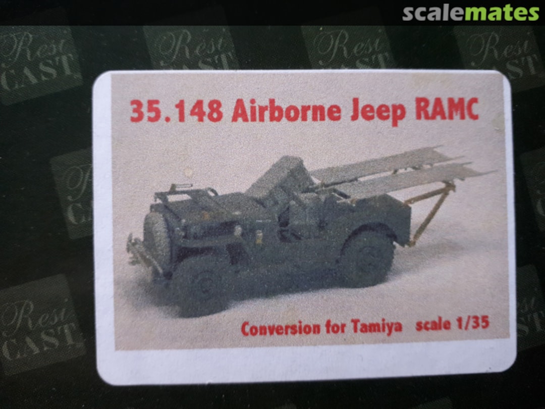 Boxart airborne jeep RAMC 35.157 Resicast