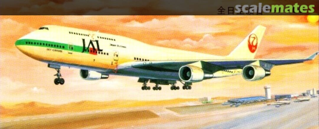 Boxart JAL B747-400 00601 Trumpeter