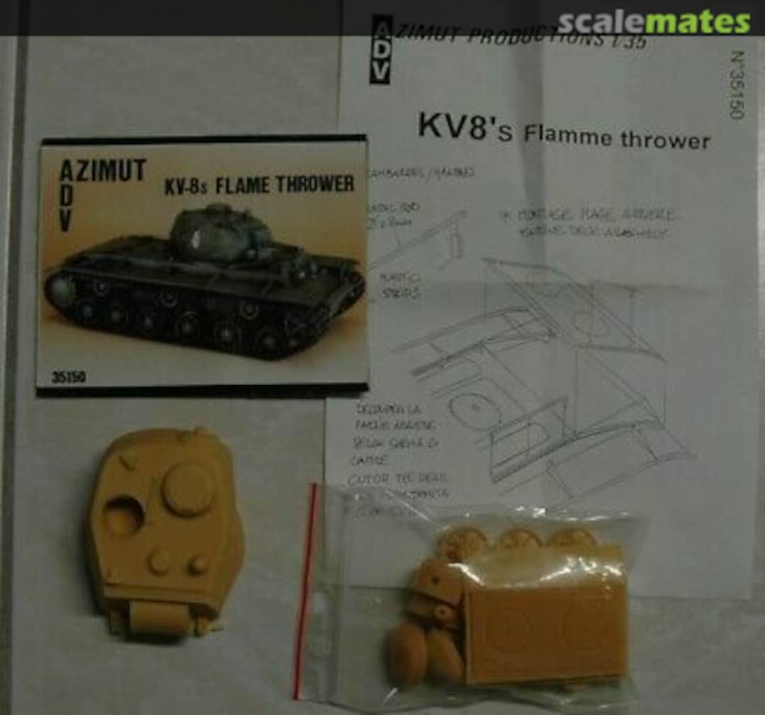 Boxart KV-8s Flame Thrower 35150 ADV Azimut