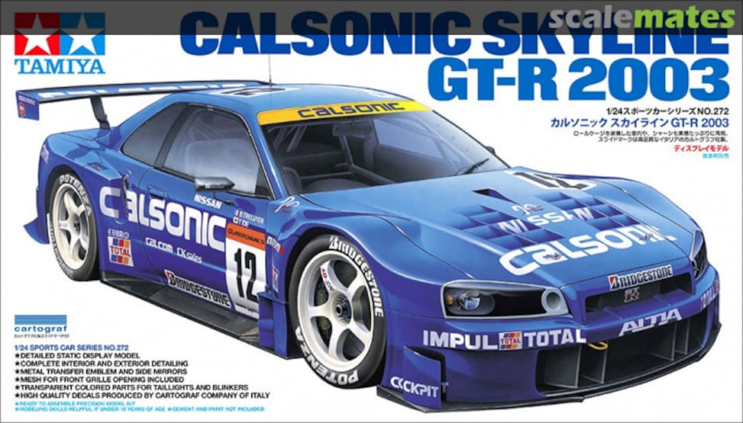 Boxart Calsonic Skyline GT-R 2003 24272 Tamiya