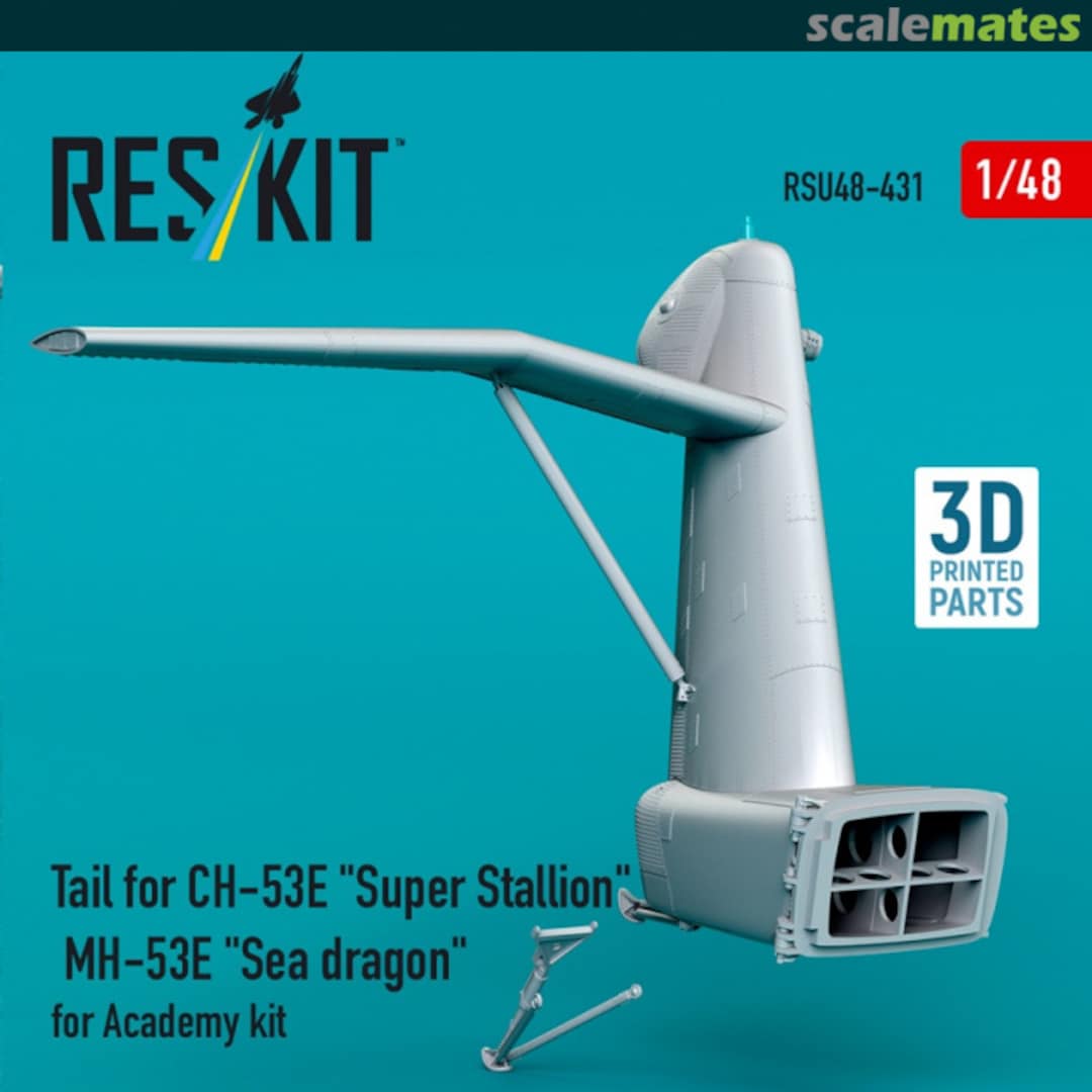 Boxart Tail for CH-53E "Super Stallion", MH-53E "Sea Dragon" RSU48-0431 ResKit