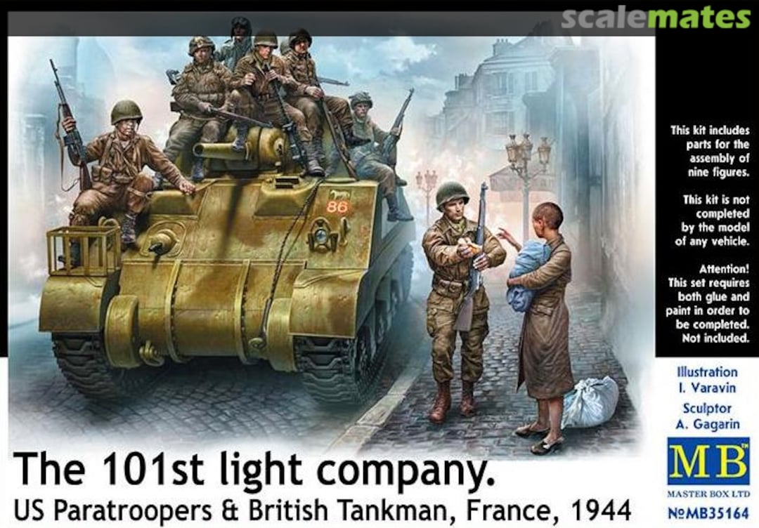 Boxart The 101st light company. MB35164 Master Box