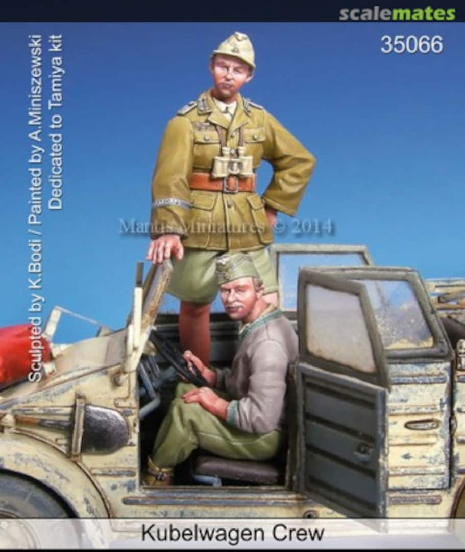 Boxart D.A.K. Kübelwagen Crew 35066 Mantis Miniatures