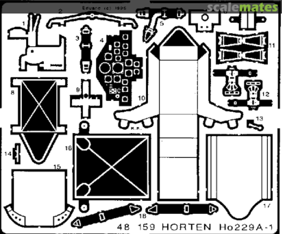 Boxart Horten Ho 229A-1 48159 Eduard