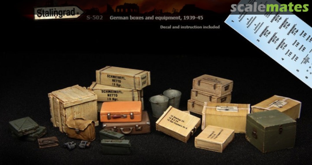 Boxart Boxes and Equipment S-35502 Stalingrad