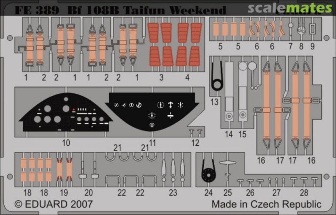Boxart Bf 108B Taifun Weekend FE389 Eduard