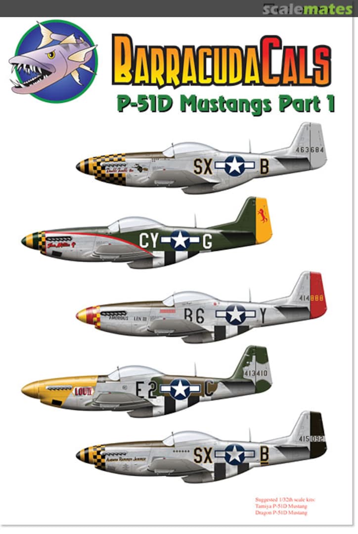 Boxart P-51D Mustangs - Part 1 BC32009 Barracuda Studios