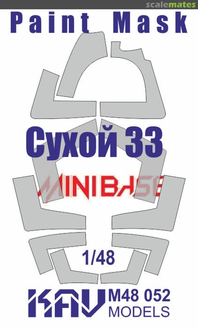 Boxart Su-33 cockpit masks KAV M48 052 KAV models