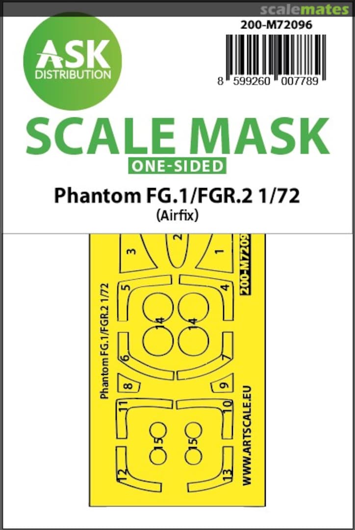 Boxart Phantom FG.1/FGR.2 one-sided fit express mask 200-M72096 ASK