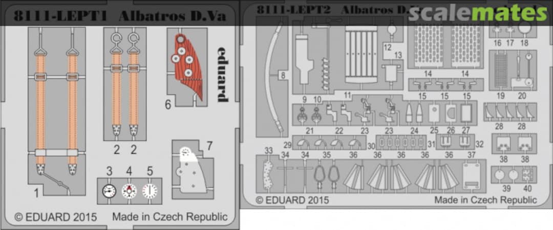 Boxart Albatros D. Va PE-set 8111-LEPT Eduard