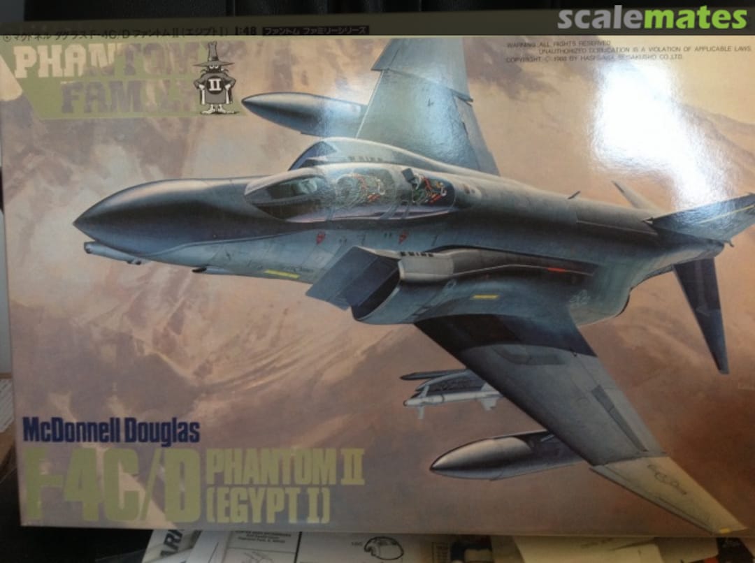 Boxart F-4C/D Phantom II [Egypt I] 07106 Hasegawa