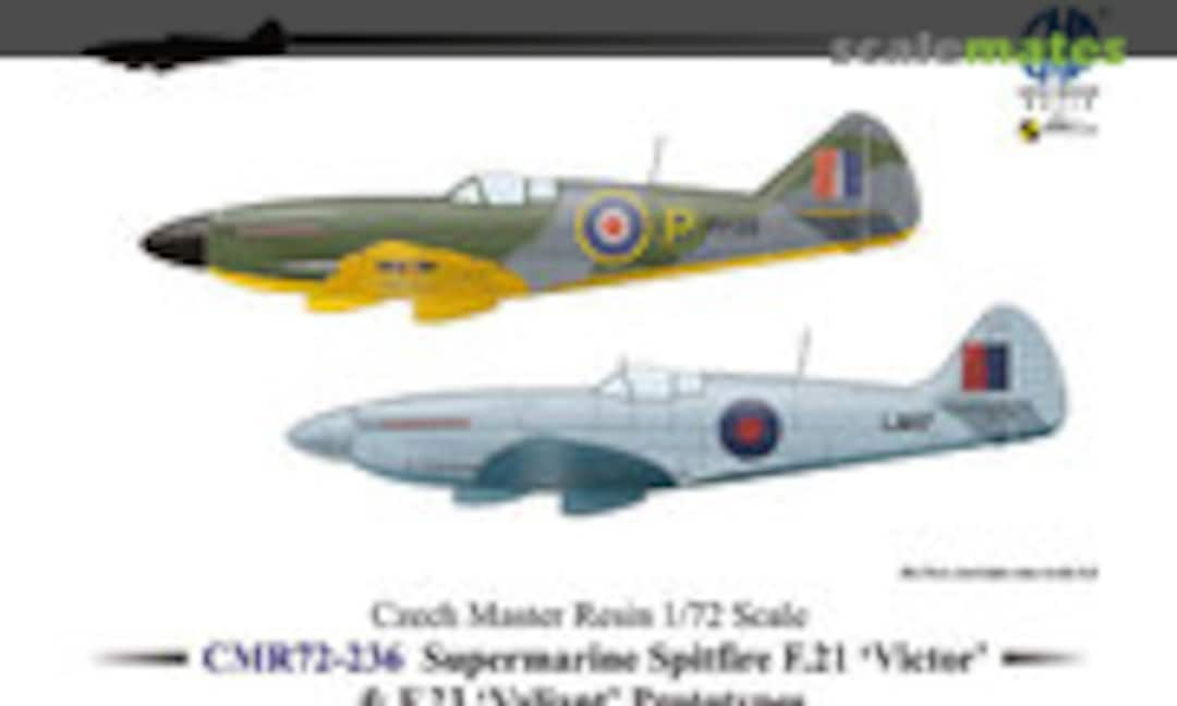 1:72 Supermarine Spitfire F.21 'Victor' &amp; F.23 'Valiant' Prototypes (CMR CMR72-236)