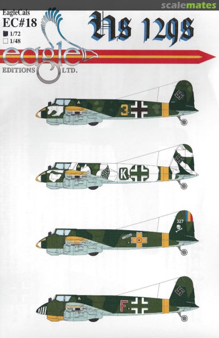 Boxart Hs 129s EagleCals EC32-18 Eagle Editions