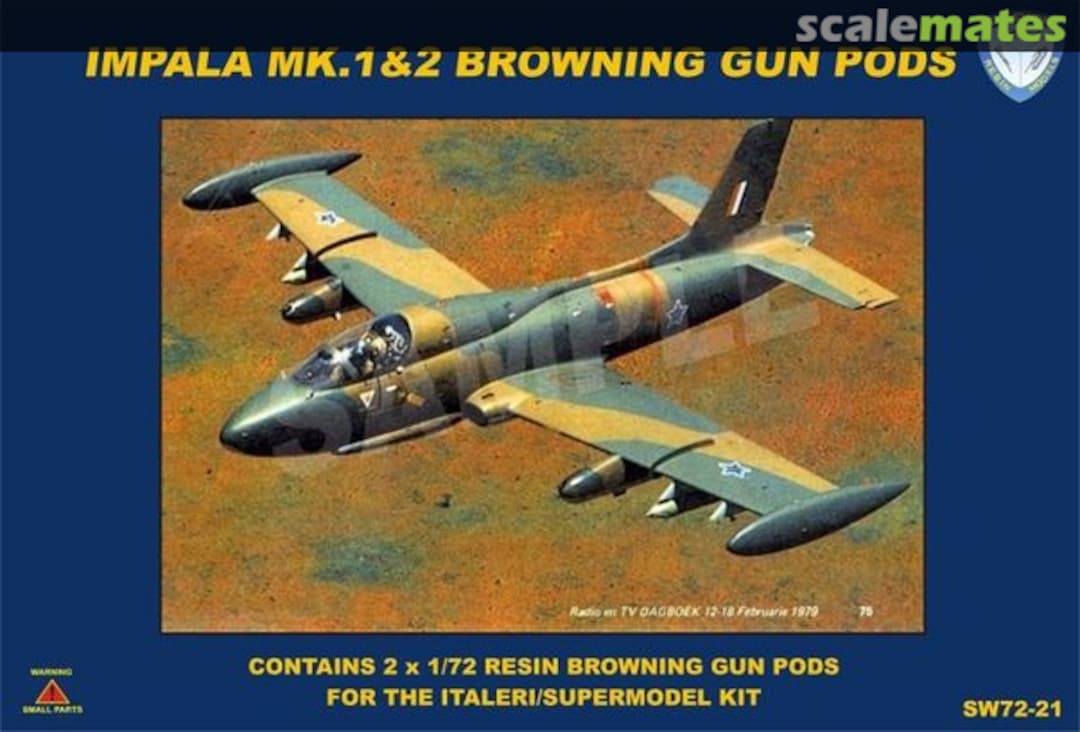 Boxart Impala Mk.1&2 Browning Gun Pods SW72-21 ScaleWorx