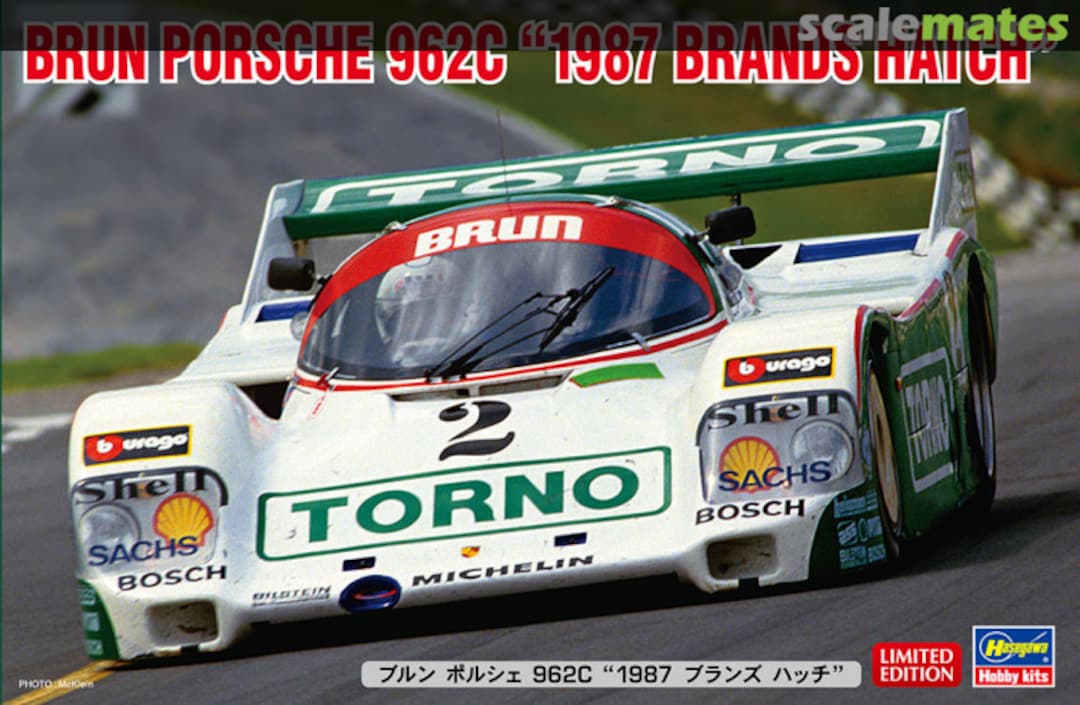 Boxart Brun Porsche 962C 20585 Hasegawa