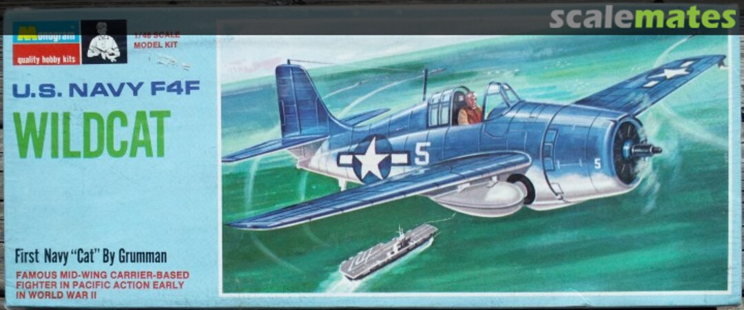 Boxart U.S. Navy F4F Wildcat PA66 Monogram