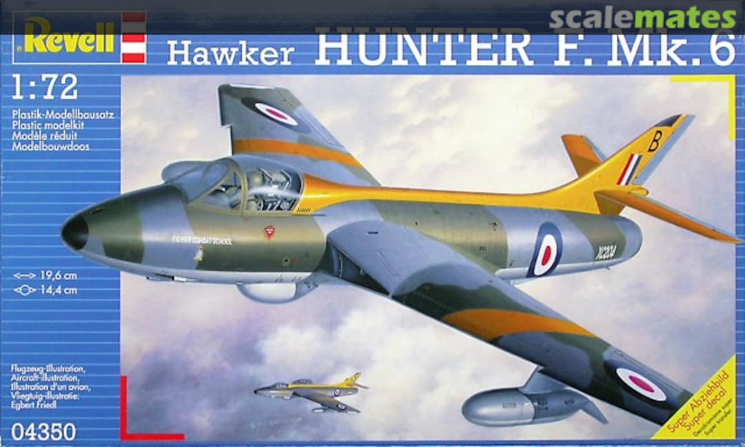 Boxart Hawker Hunter F. Mk.6 04350 Revell