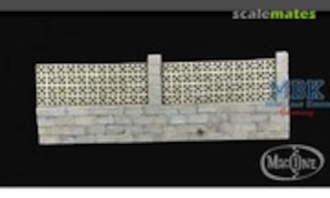 Wall with cinder blocks type A (MacOne Models MAC35136)