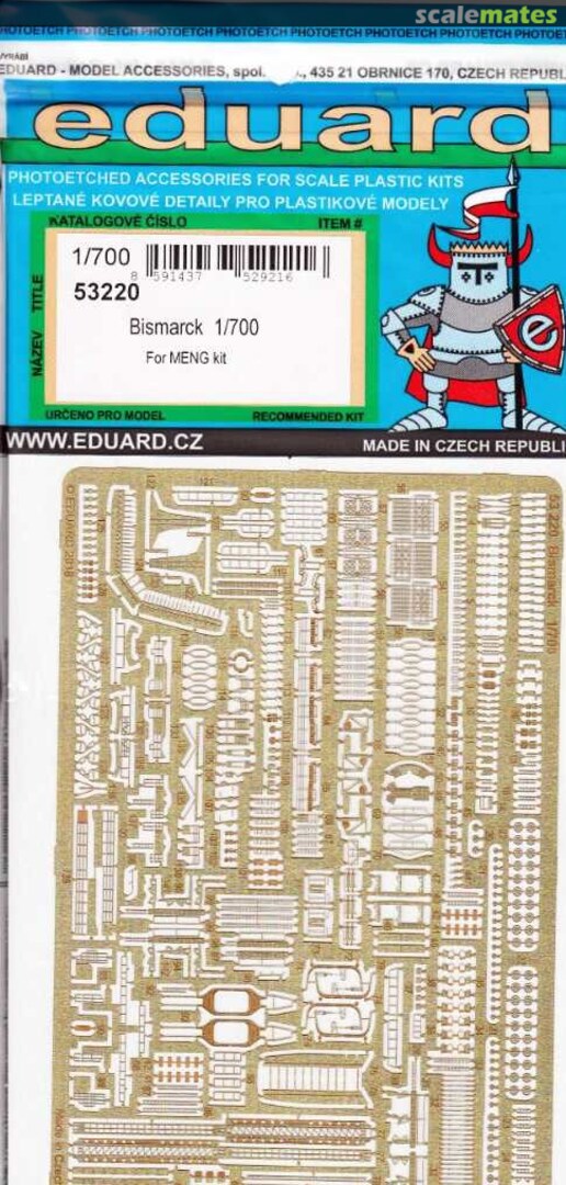 Boxart DKM Bismarck 53220 Eduard