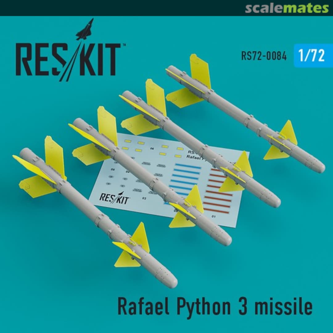 Boxart Rafael Python 3 missile RS72-0084 ResKit