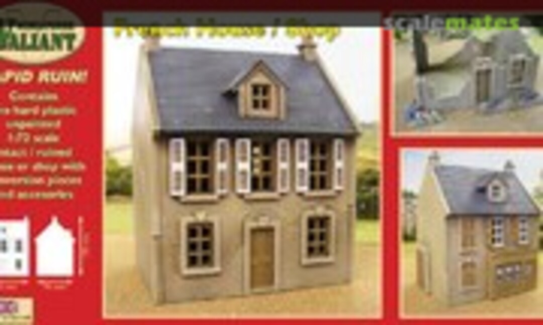 Rapid Ruin French House / Shop (Valiant Miniatures VMRR001)