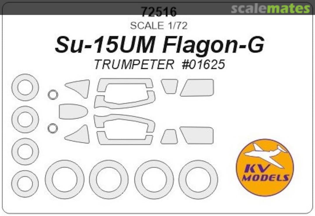 Boxart Mask for Su-15UM + wheels masks 72516 KV Models