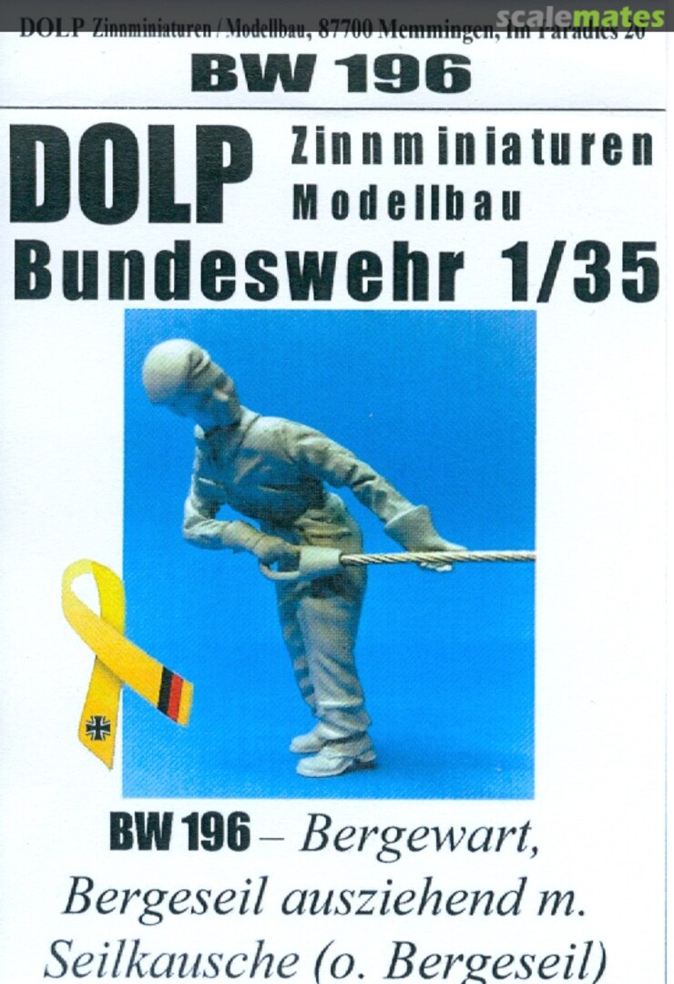 Boxart Bergewart 2, Bergeseil ausziehend BW196 DOLP-Modellbau