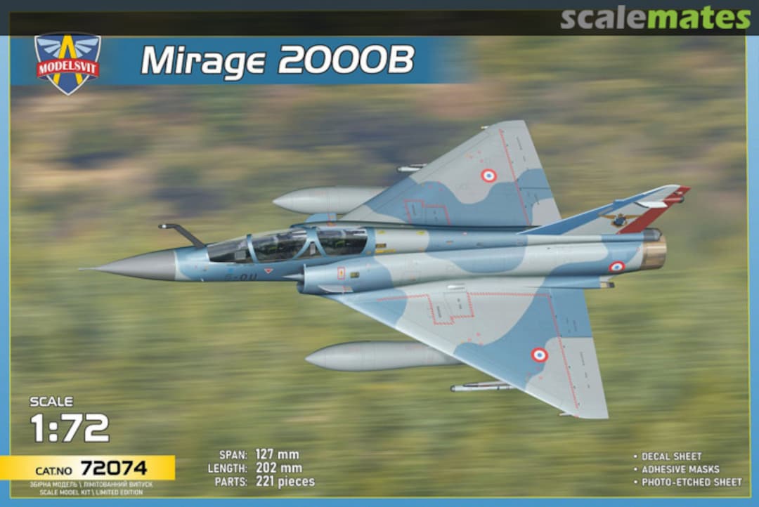 Boxart Mirage 2000B 72074 ModelSvit