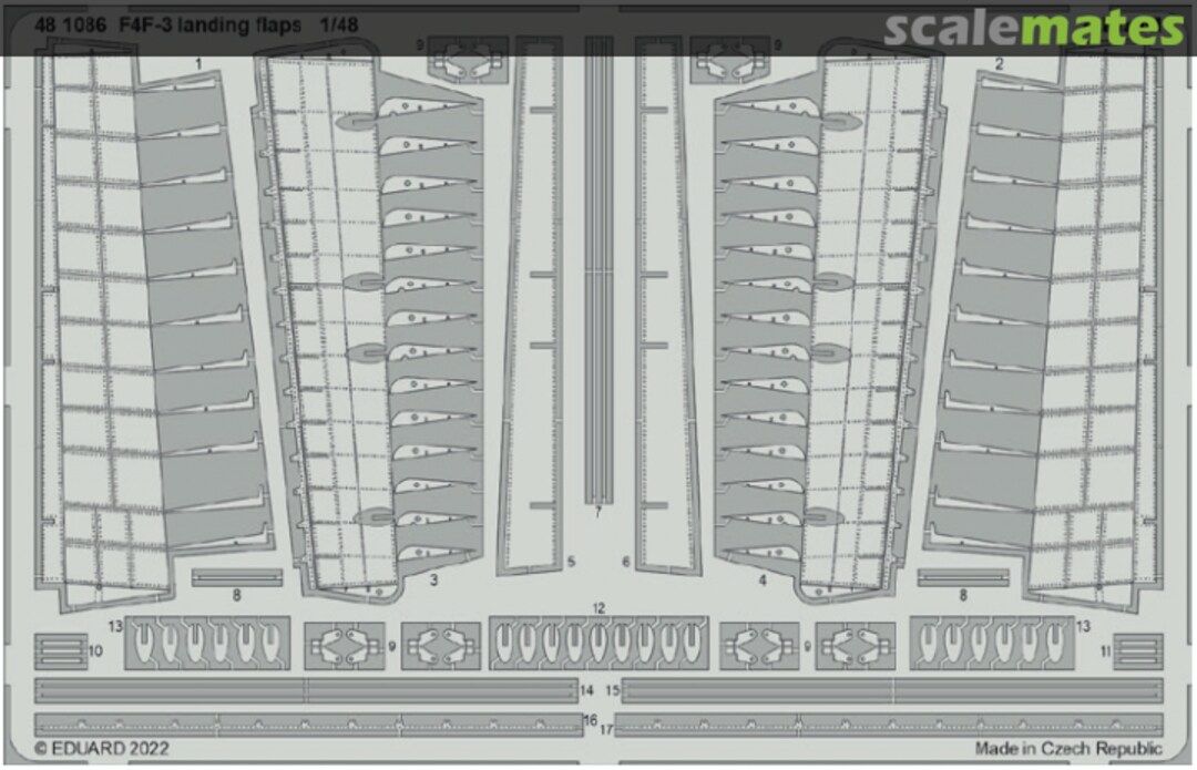 Boxart F4F-3 landing flaps 481086 Eduard