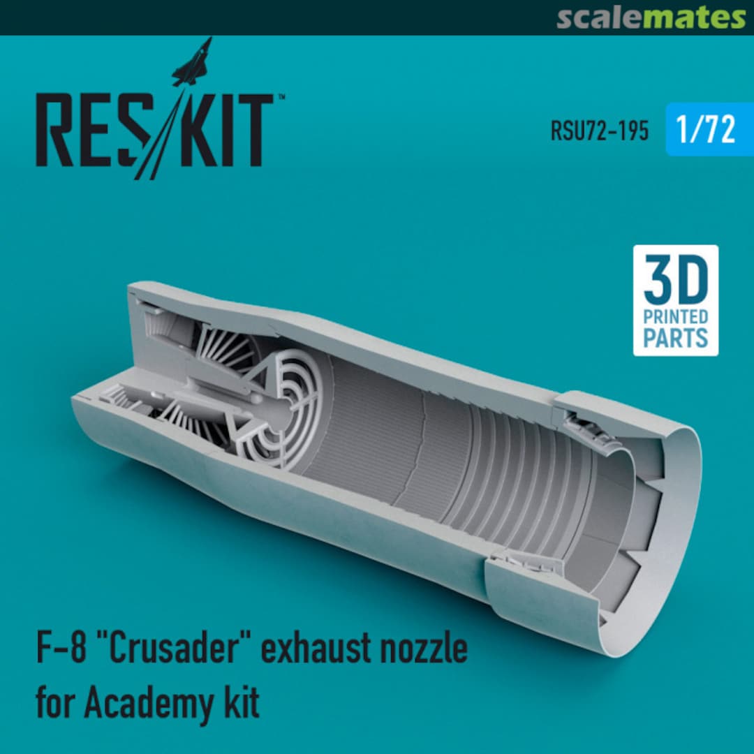 Boxart F-8 Crusader - Exhaust Nozzle RSU72-0195 ResKit