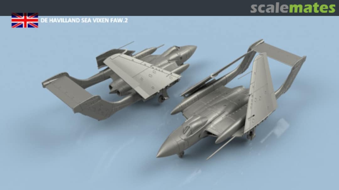 Boxart De Havilland Sea Vixen FAW.2 folded wings - 3D printing (5 pcs) 3D700370 L'Arsenal