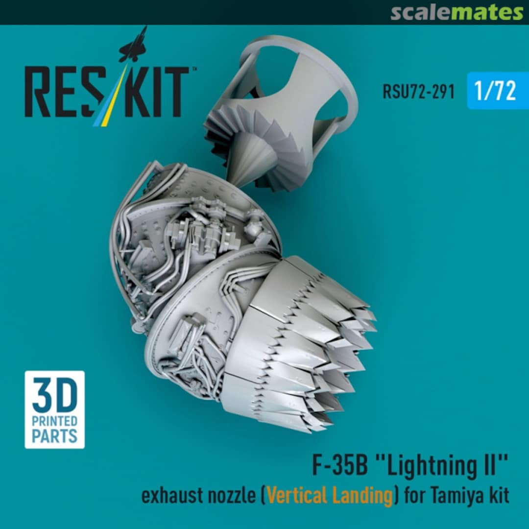 Boxart F-35B "Lightning II" exhaust nozzle (Vertical Landing) 3D print RSU72-0291 ResKit