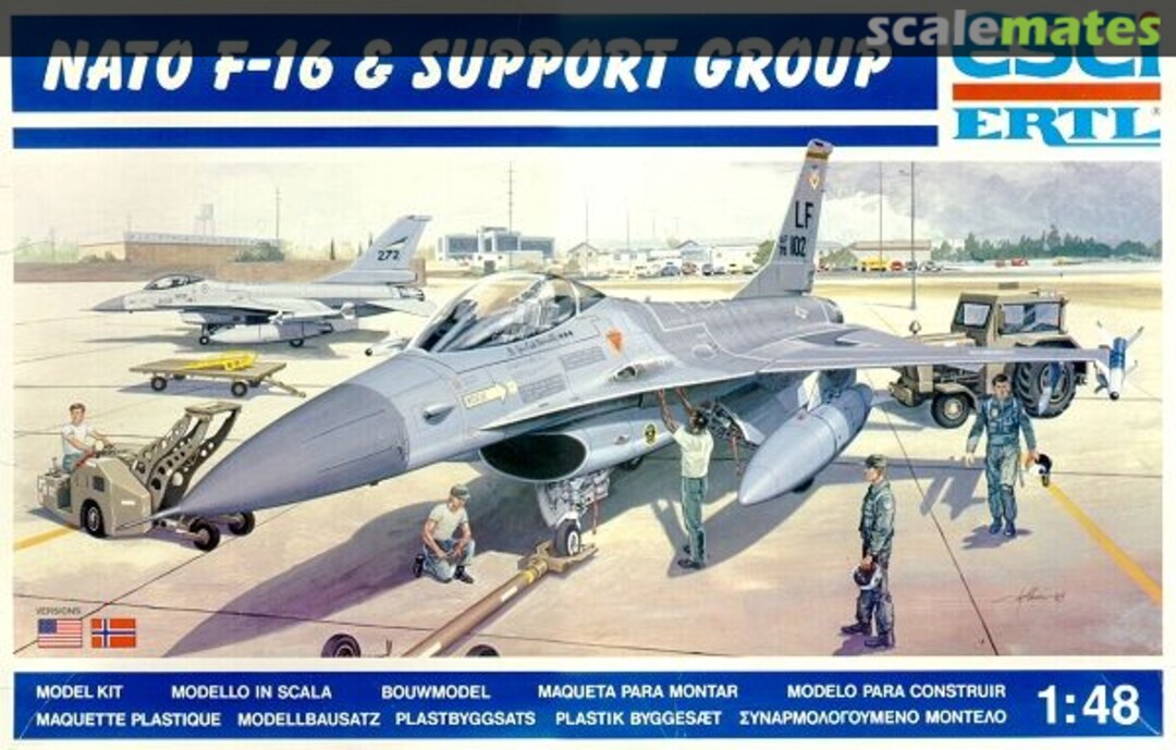 Boxart NATO F-16 & Support Group 4078 ESCI/ERTL