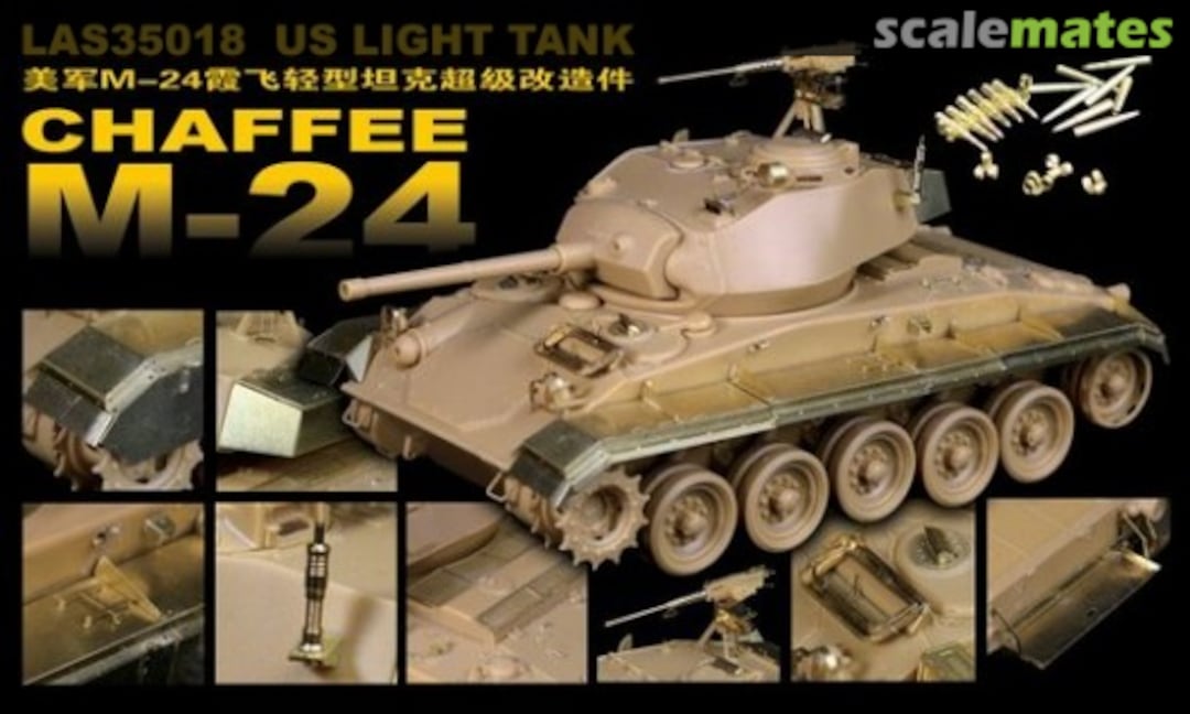 Boxart M-24 Chaffee Super Detail Conversion Set -Bronco- LAS35018 Lion Roar