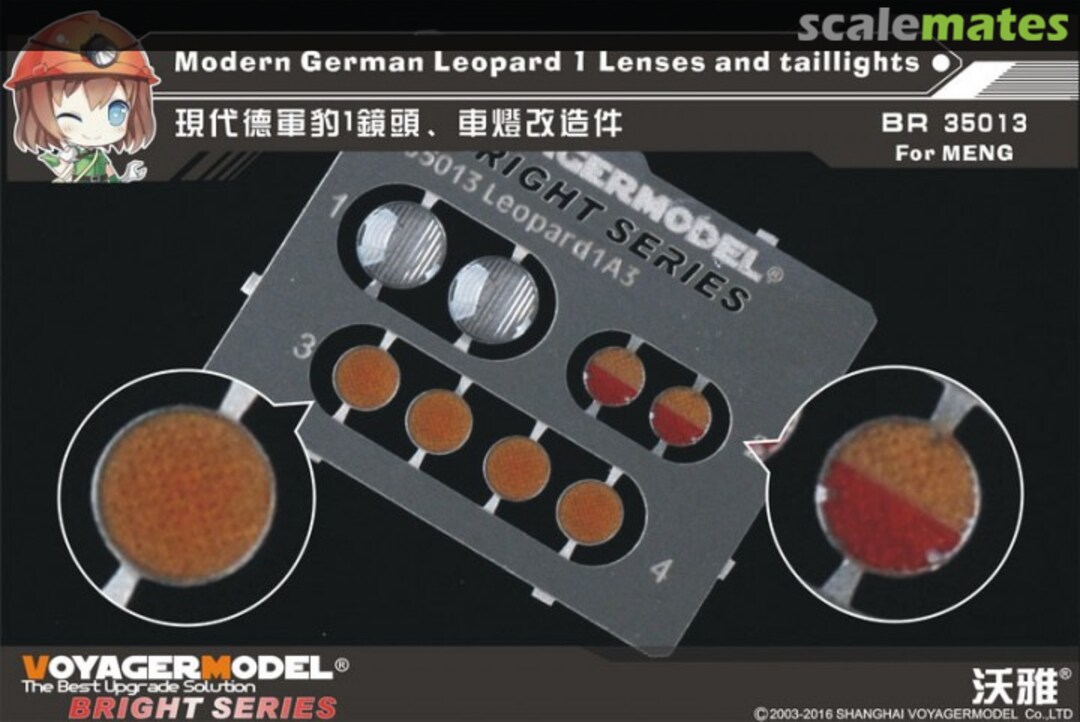 Boxart Leopard I Lenses and taillights BR35013 Voyager Model