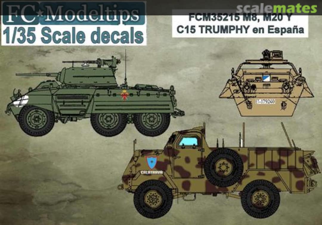 Boxart M8, M20 y Trumphy in Spain 35215 FC Modeltips