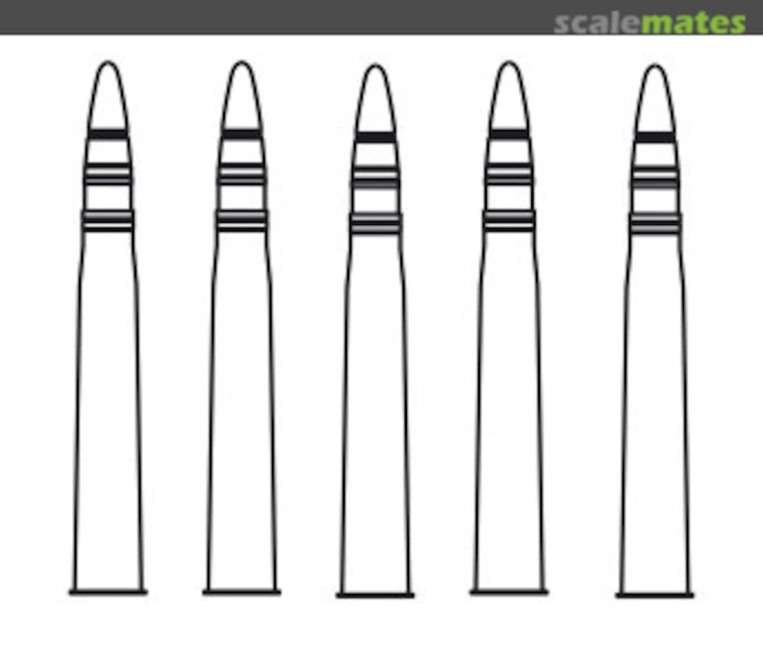 Boxart T-34/85 Ammunition 85mm (5pcs) B72047 CMK